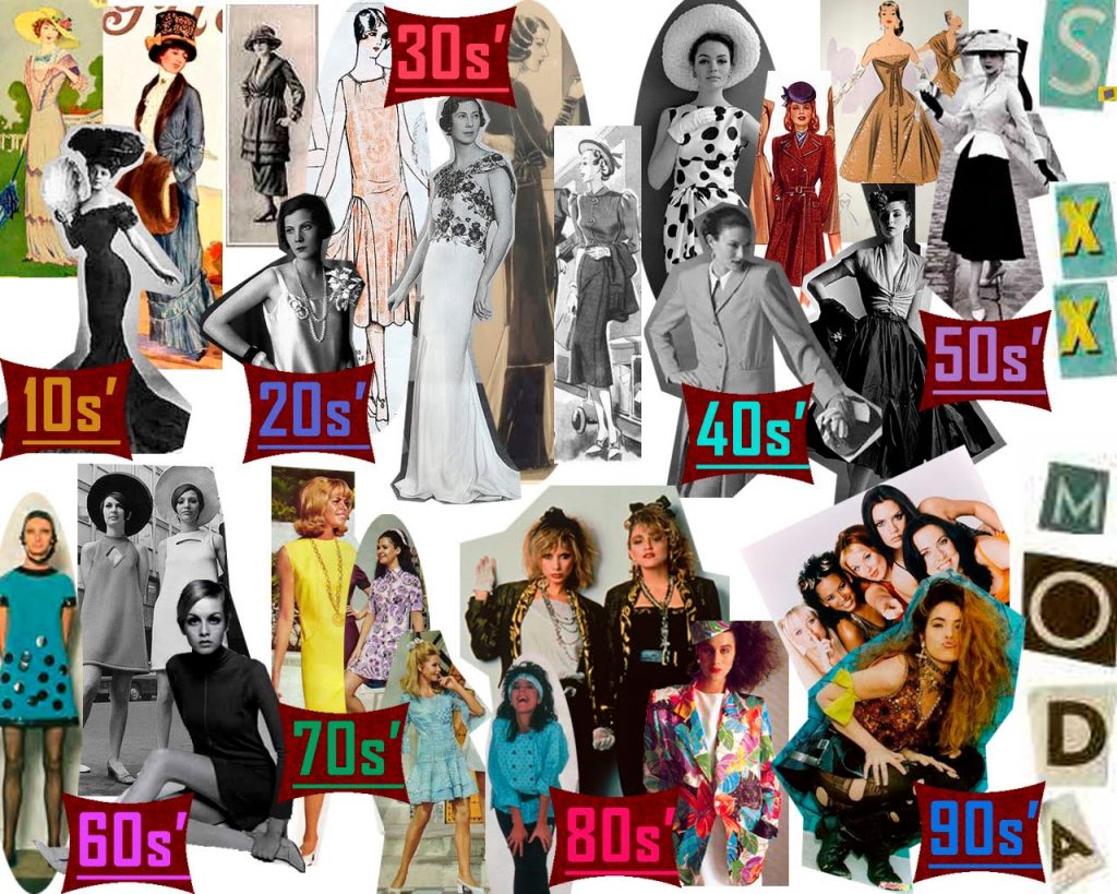 ropa retro con ropa de todas la epocas
